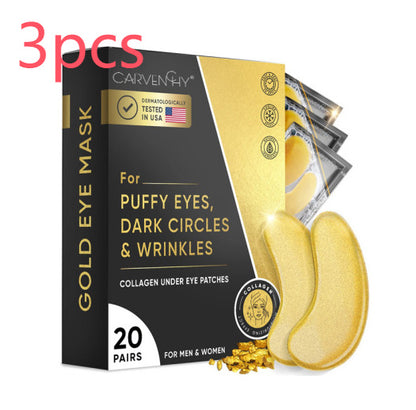 Eye Bag Removal, Wrinkle Lifting And Tightening 24K Gold Eye Mask Patch - By CarvenChy