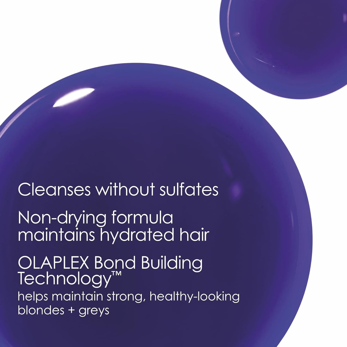 Olaplex No. 4P Blonde Enhancer Purple Toning Shampoo, Repairs, Hydrates, & Brightens All Blonde, Lightened, & Grey Hair, 8.5 fl oz